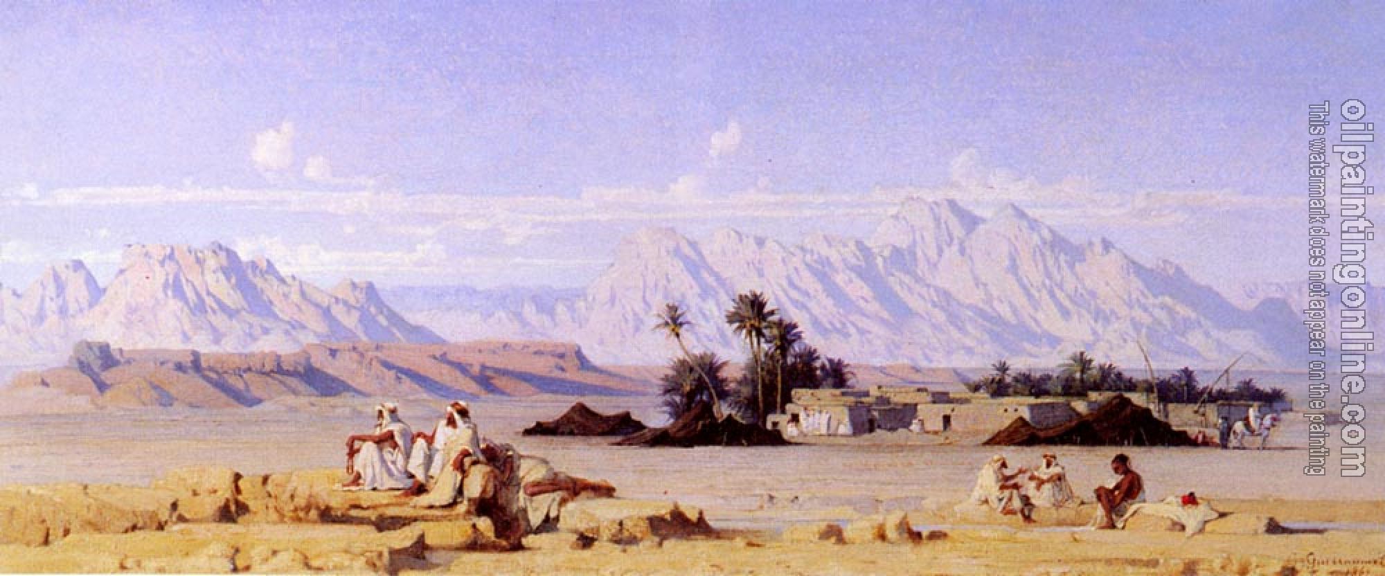 Guillaumet, Gustave - The Oasis